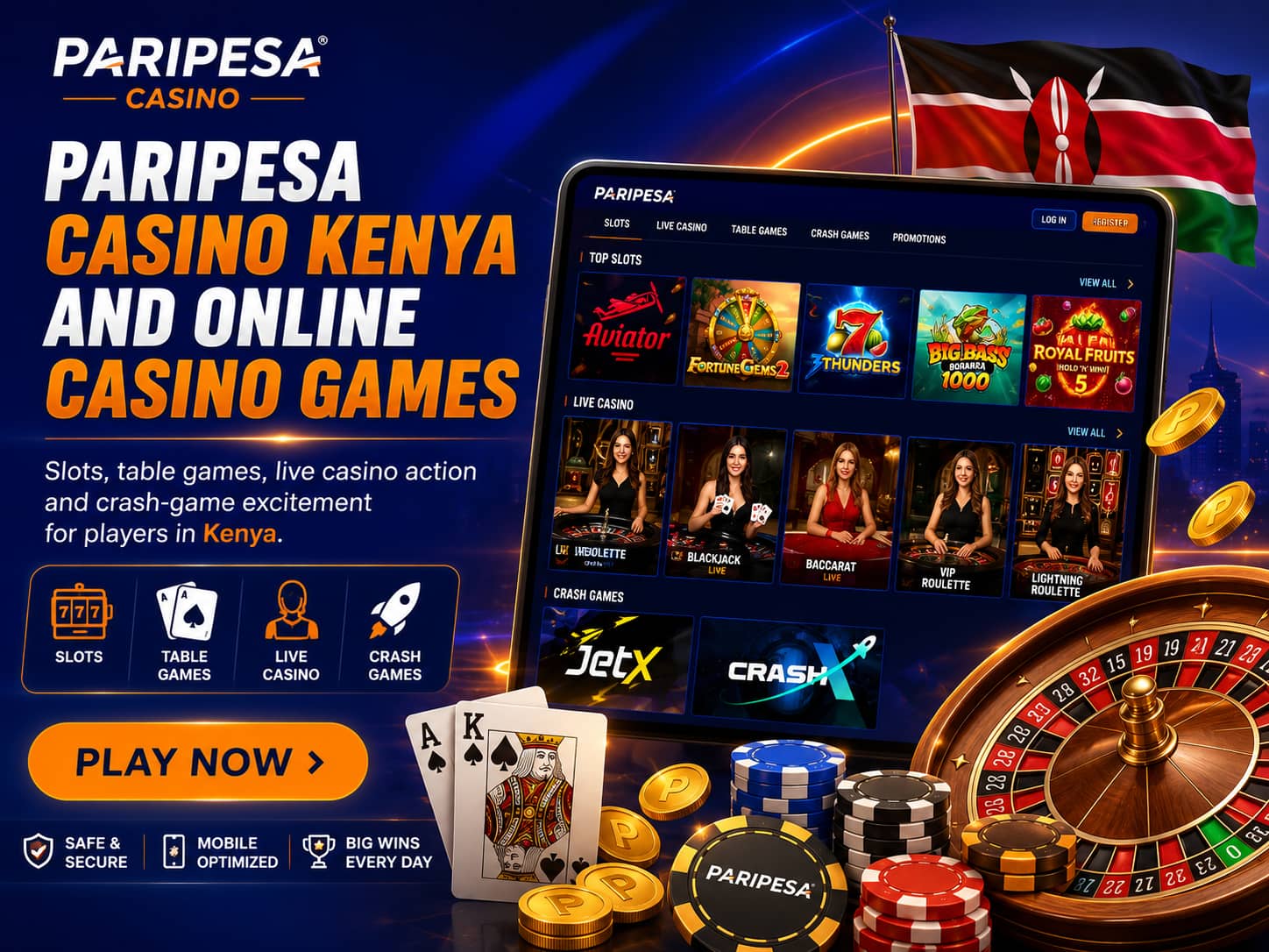 PariPesa Casino Kenya and Online Casino Games