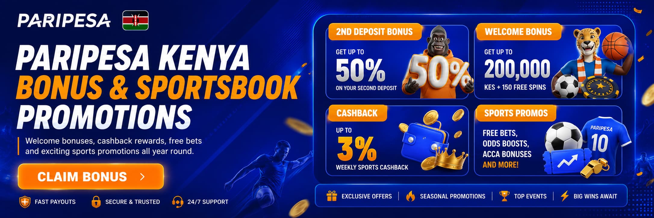 PariPesa bonus Kenya sportsbook promotions